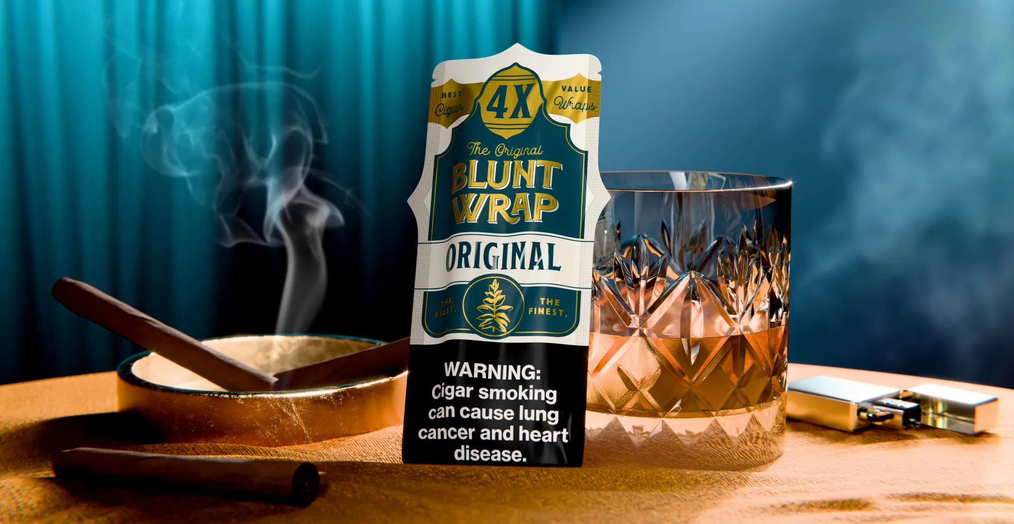 The Original Blunt Wrap 4X Original cigar wraps