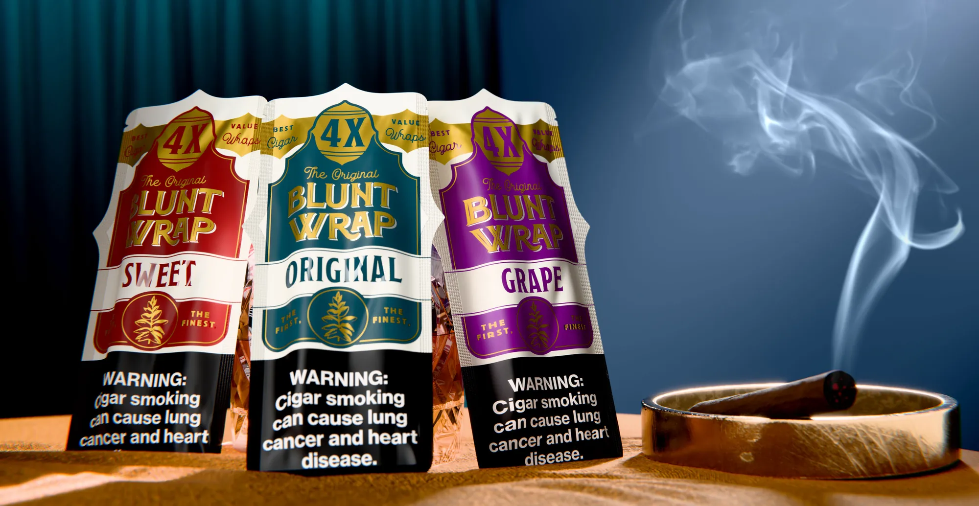 The new 4X Sweet, Original and Grape packs side by side