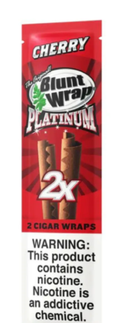 The previous Blunt Wrap Platinum Cherry 2X package