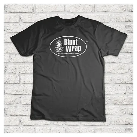 Blunt Wrap All Natural Tobacco Tee Black · M–XXL
