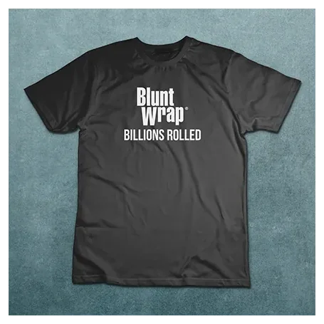 Blunt Wrap Billions Rolled Tee Black · M–XXL
