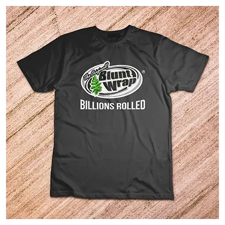 Original Blunt Wrap Billions Rolled Tee Black · M–XXL